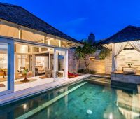 Вилла The Chands One, Гостиная ночью